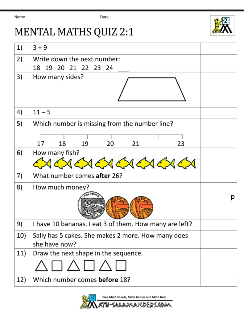 Maths For Year 2 Worksheets – Printable Mental Maths Year 2 Worksheets Maths For Year 2 Worksheets - Printable Mental Maths Year 2 Worksheets