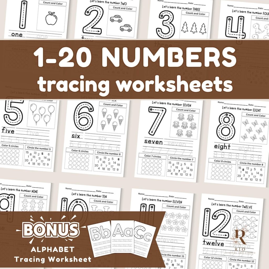 Numbers For Kindergarten 1 20 – 1-20 Number Tracing, Preschool Worksheet Printable, Handwriting … Numbers For Kindergarten 1 20 - 1-20 Number Tracing, Preschool Worksheet Printable, Handwriting ...