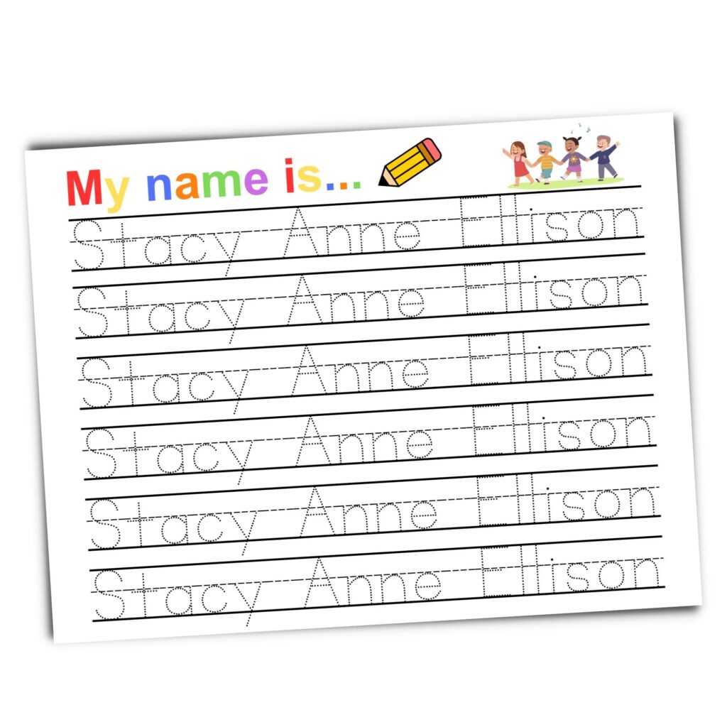 Personalized Name Tracing Worksheets: Handwriting Practice - Worksheets ...