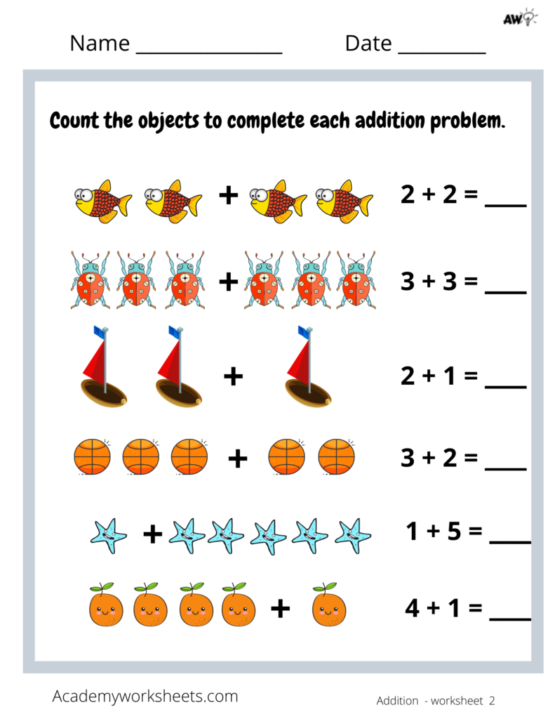 Picture Addition Sums to 5 – Academy Worksheets – Worksheets Library Picture Addition Sums to 5 - Academy Worksheets - Worksheets Library