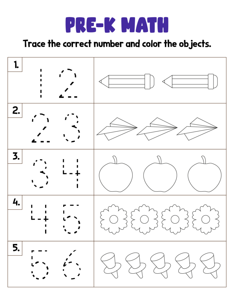 Pre K Worksheets Pre K Worksheets