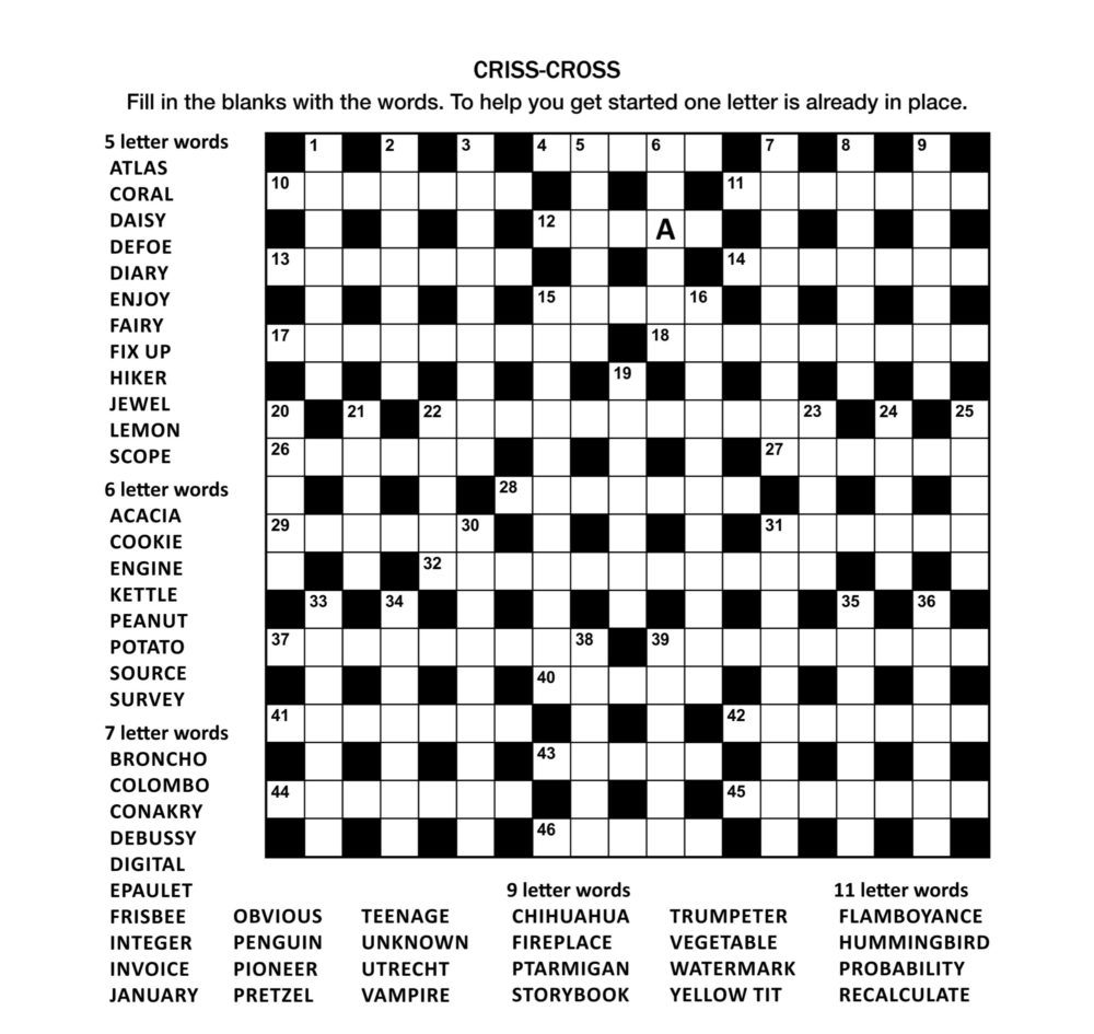 Printable Crossword Puzzles For Teens – Jace Printable Printable Crossword Puzzles For Teens - Jace Printable