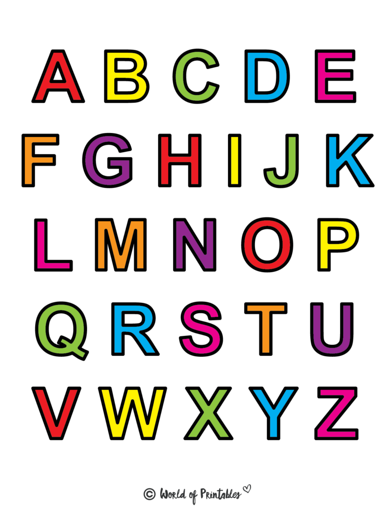 Printable Letters & Alphabet Letters | Alphabetical letters printable … Printable Letters & Alphabet Letters | Alphabetical letters printable ...