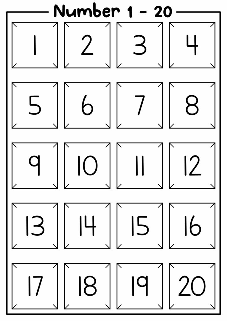 Printable Numbers For Preschool Printable Numbers For Preschool