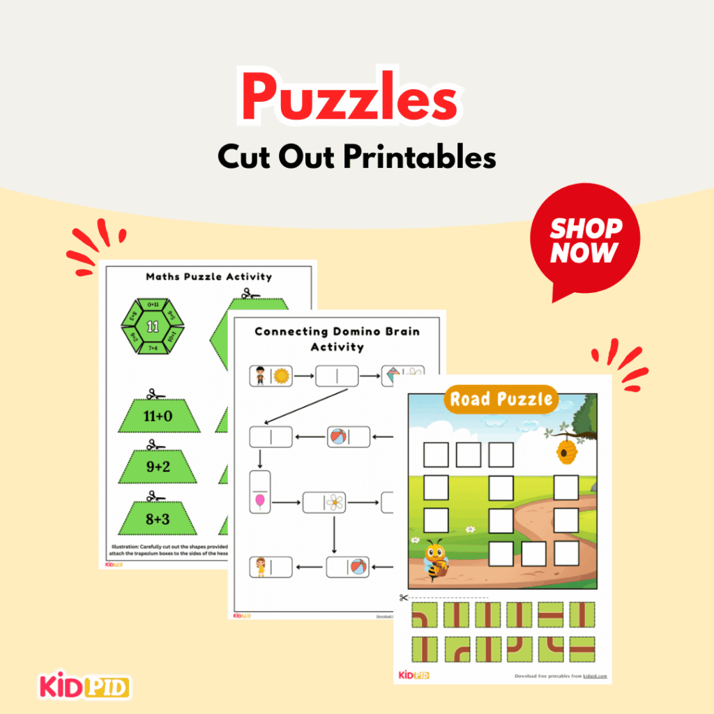 Printable Puzzles For 8 Year Olds – Puzzle Cut Out Printables for 5-8 Year Old Kids – Kidpid Printable Puzzles For 8 Year Olds - Puzzle Cut Out Printables for 5-8 Year Old Kids - Kidpid