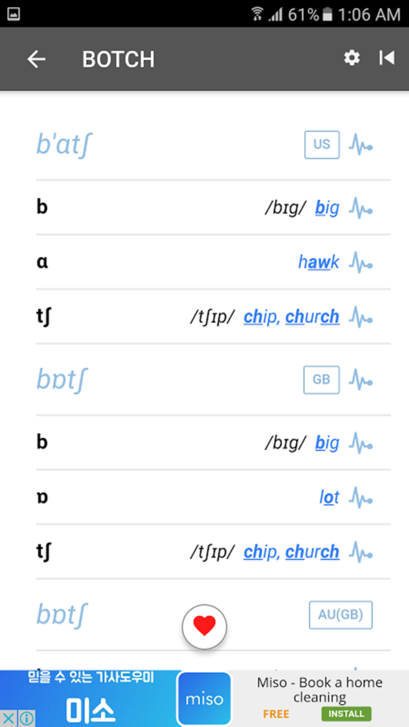 Pronunciation Dictionary