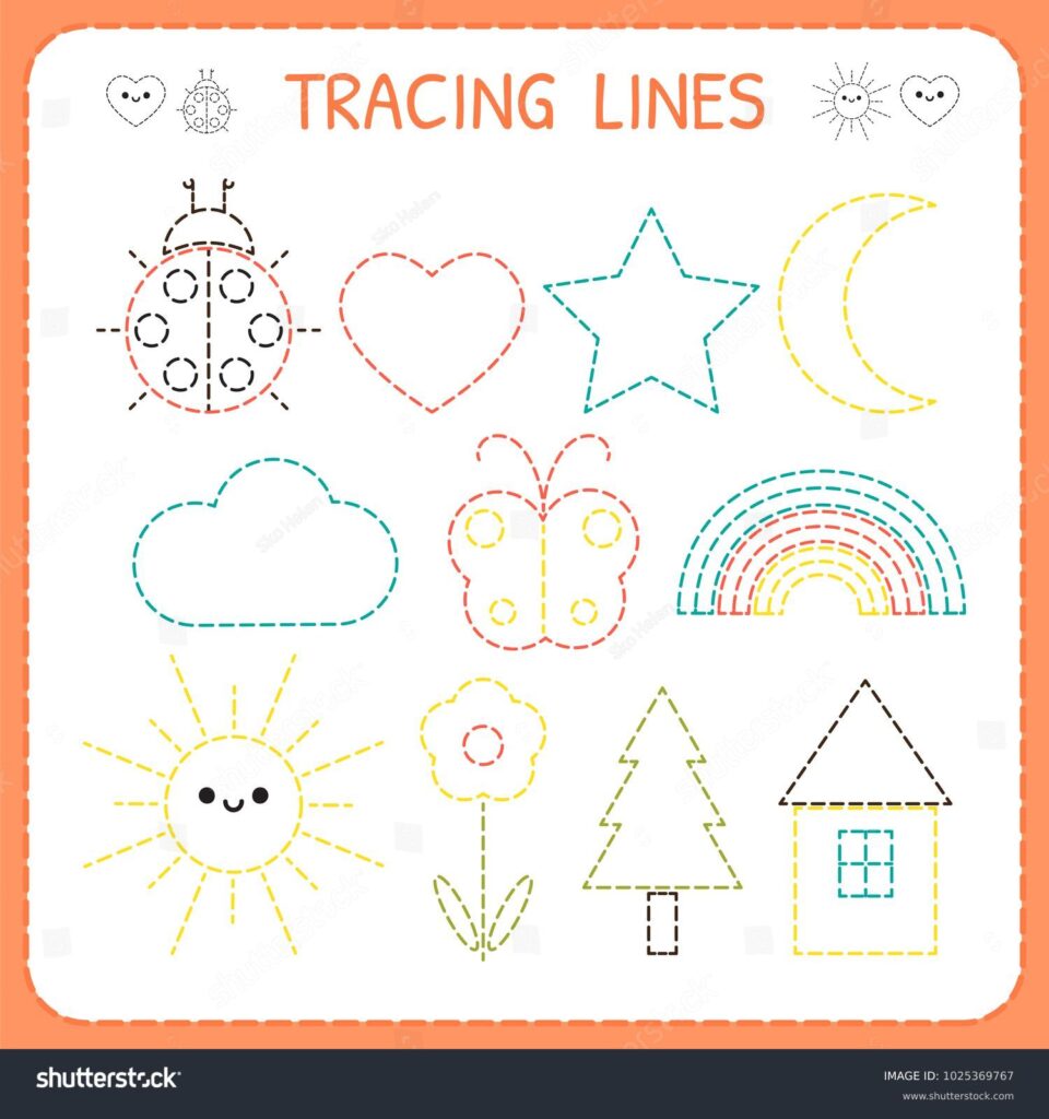 Rainbow Tracing And Coloring 4 Preschool Worksheets FREE Printable Rainbow Tracing And Coloring 4 Preschool Worksheets FREE Printable