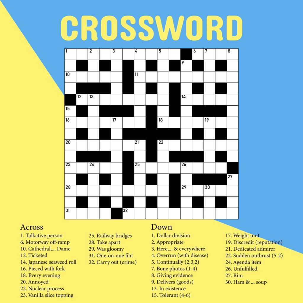 Simple Crosswords Printable , Puzzles to Print – ZGUB