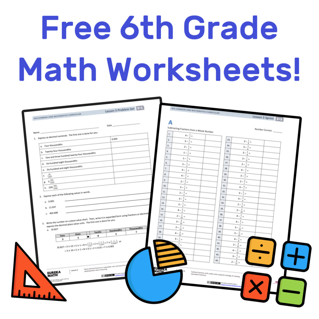 Sixth Grade Math Worksheets - Free & Printable | Beestar - Worksheets ...