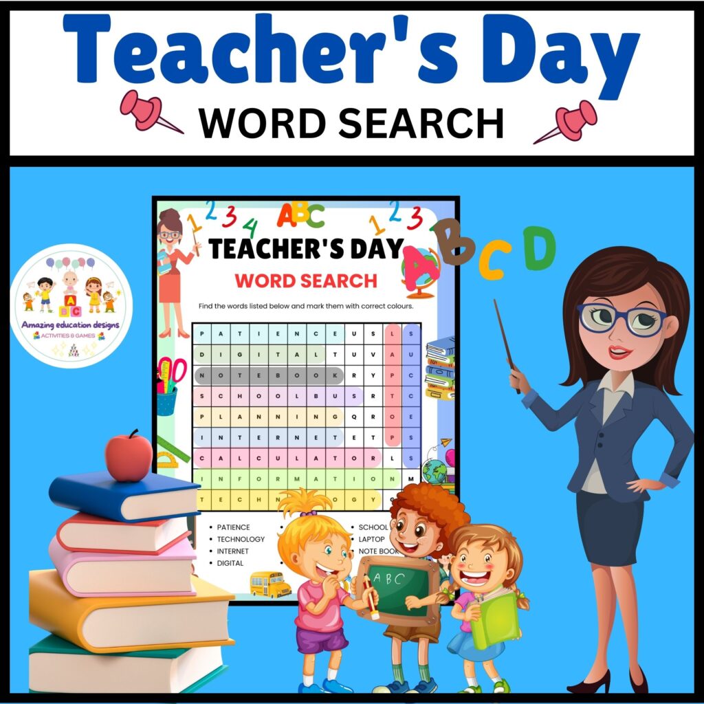 Teacher’s Day Word Search – Made By Teachers Teacher's Day Word Search - Made By Teachers