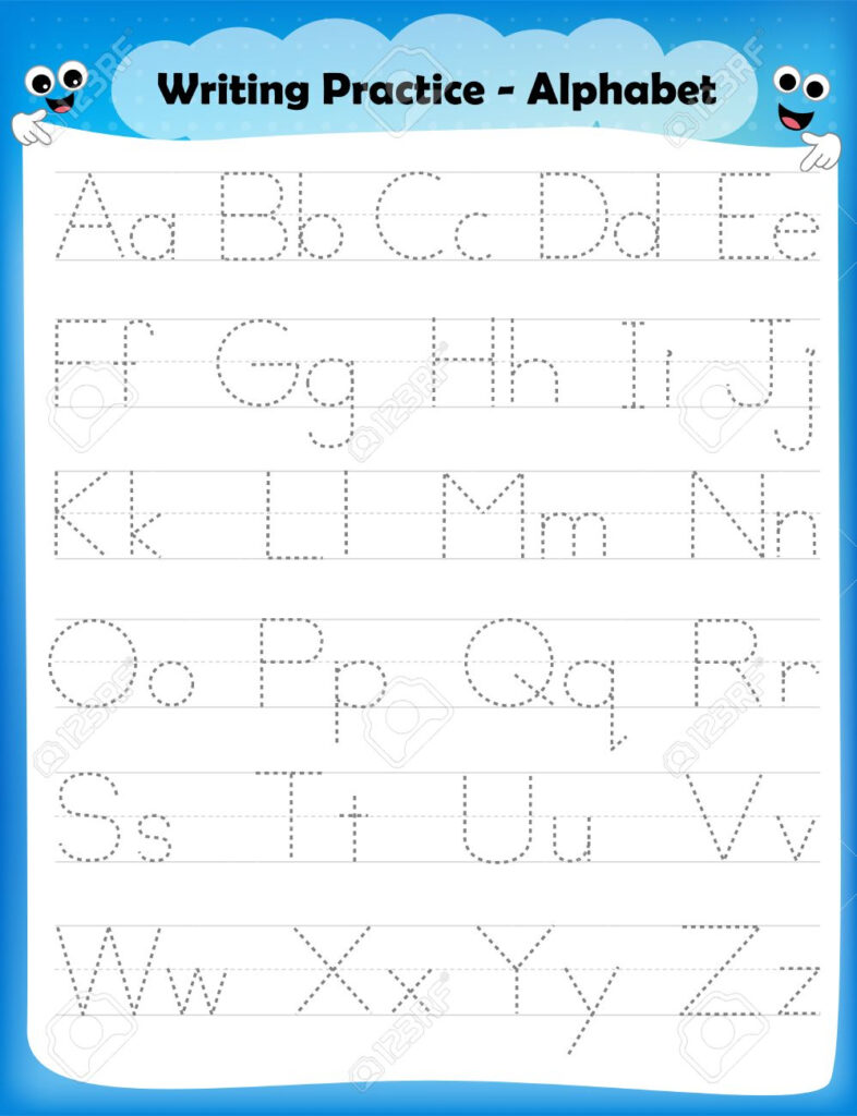 tracing letters worksheets kindergarten tracinglettersworksheetscom ...