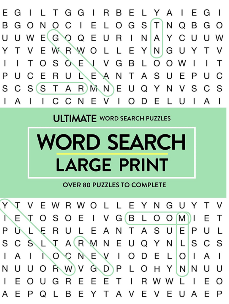 Ultimate Large Print Word Search – Mobiquip Aged Care Equipment Ultimate Large Print Word Search – Mobiquip Aged Care Equipment
