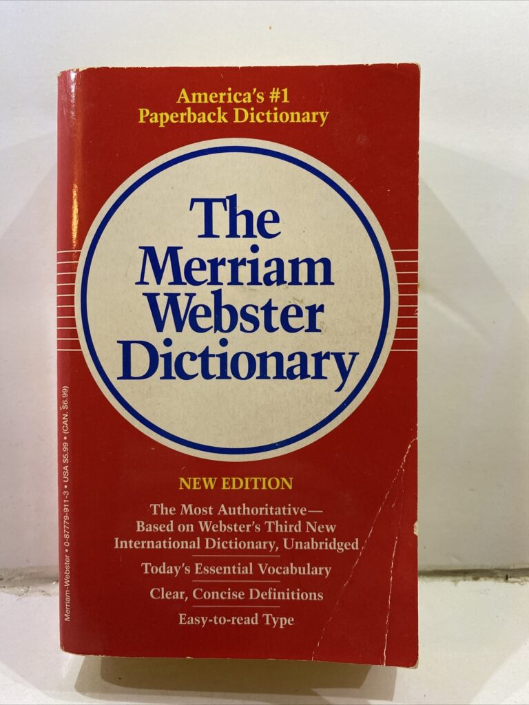 Webster Dictionary