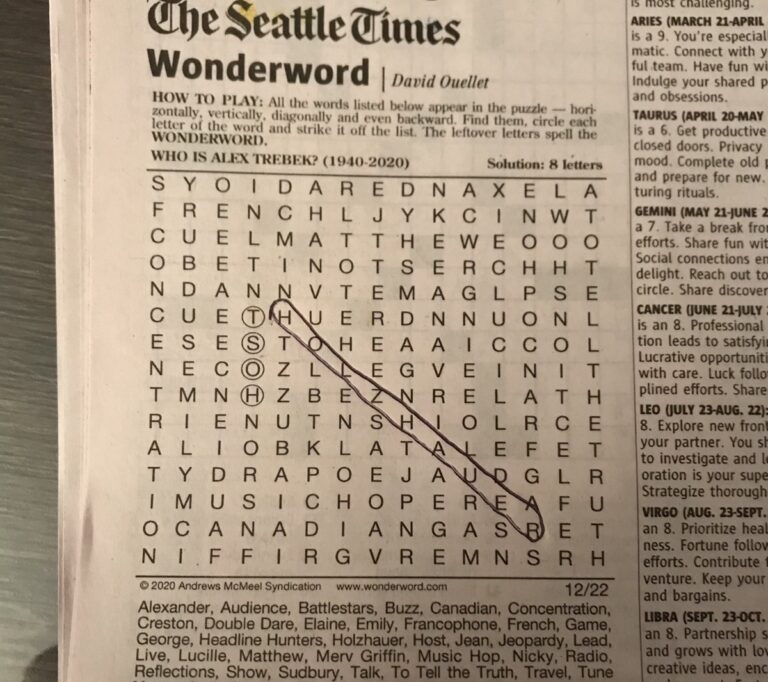 Wonderword From The Newspaper Answers Today - Sunday Wonderword Answer Today - Verified Academic Solutions
