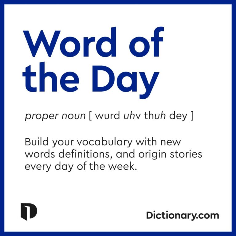 Word Of The Day Definition - Today’S Word Of The Day | Word of the Day Calendar – JLQSS