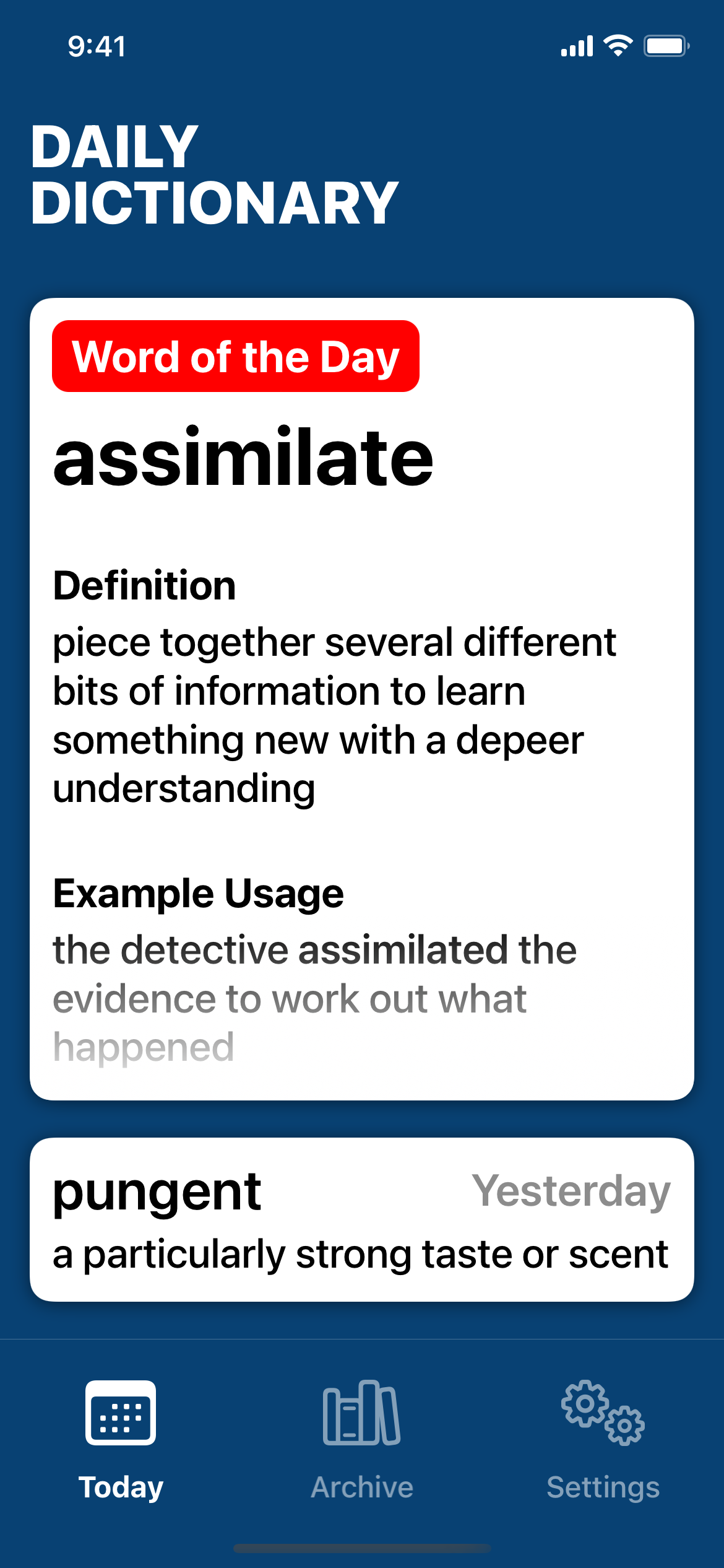 Word Of The Day Dictionary - Collins English Dictionary Word Of The Day at Victoria Melrose blog