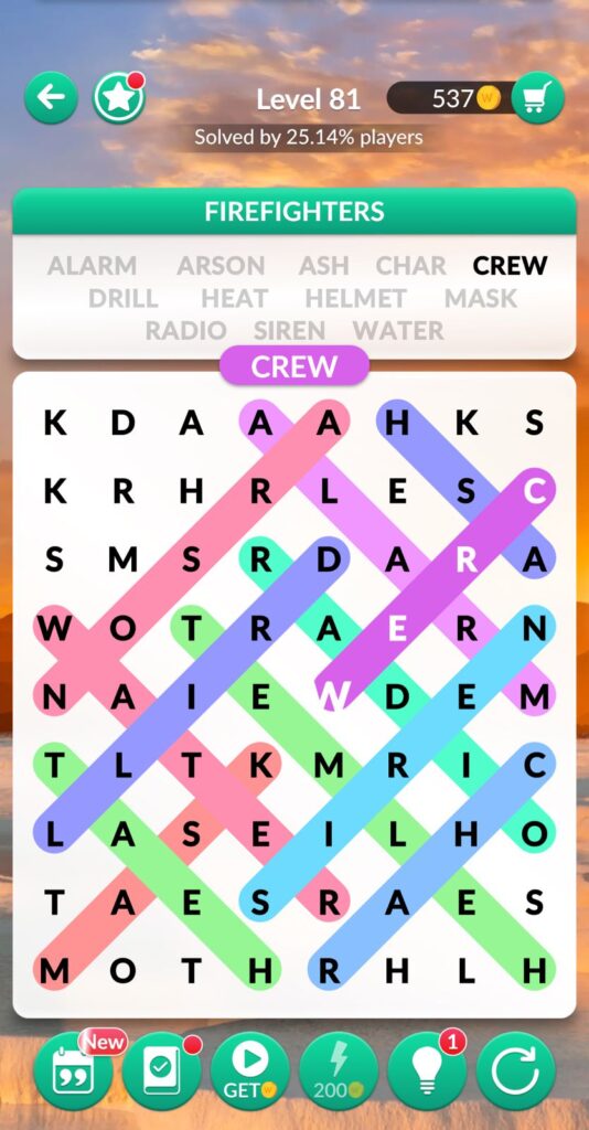 Word Search Explorer Level 81 Firefighters Answers - qunb