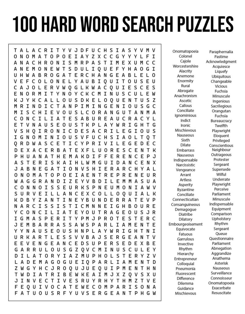 Word searches puzzles for adults 10 free pdf printables – Artofit Word searches puzzles for adults 10 free pdf printables – Artofit
