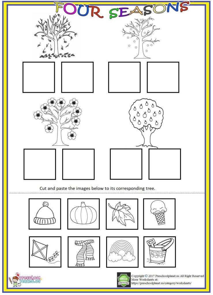 Worksheet For Seasons For Kindergarten – Download and print Preschool Worksheet Seasons (Free PDF) Worksheet For Seasons For Kindergarten - Download and print Preschool Worksheet Seasons (Free PDF)