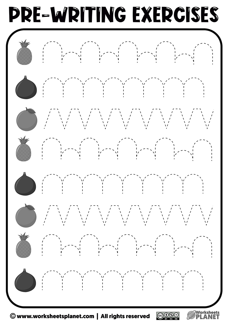 Printable Writing Activities For 5 Year Olds
